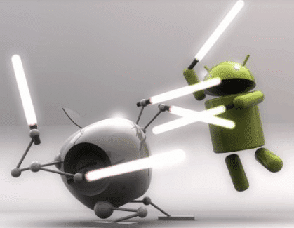iOS and Android in epic battle